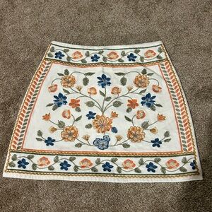 Miami off white Embellished Pencil Mini Skirt Resort Wear